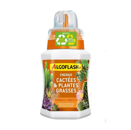 ALGOFLASH Engrais Liquide Cactées et Plantes Grasses